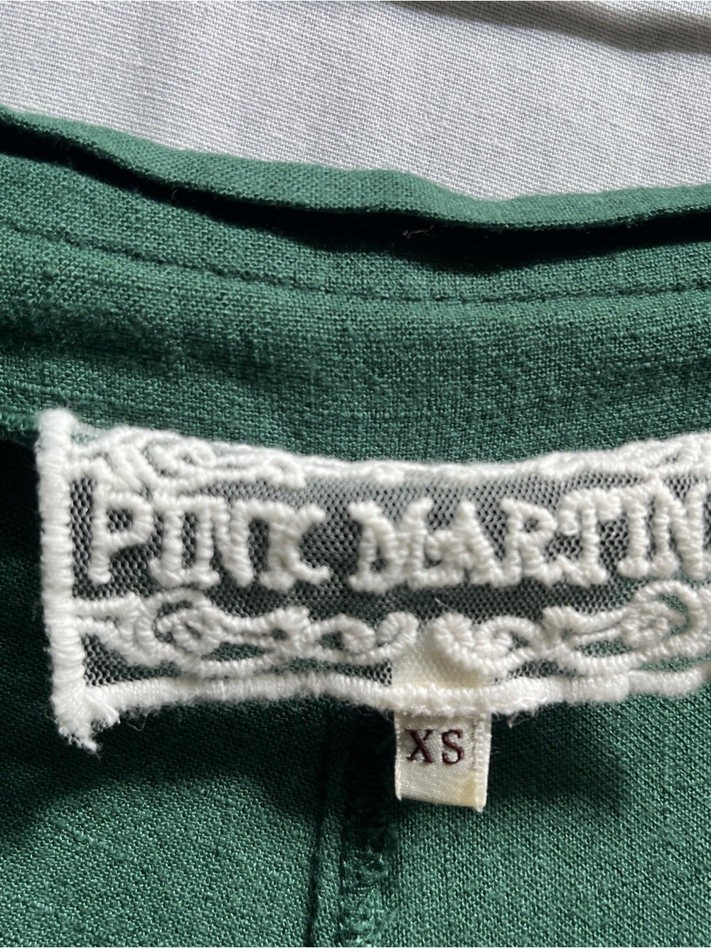 Pink Martini Linen Blend Cropped Wide Leg Pants XS - Picture 2 of 8